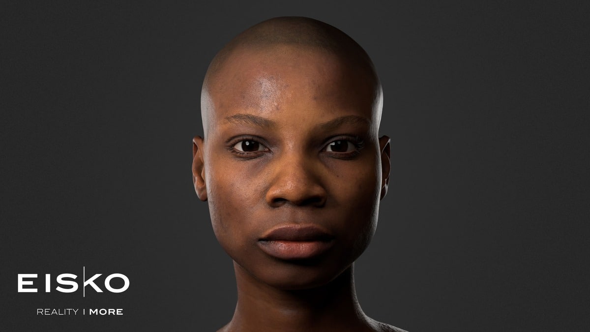 Photoreal 3D digital double of a woman